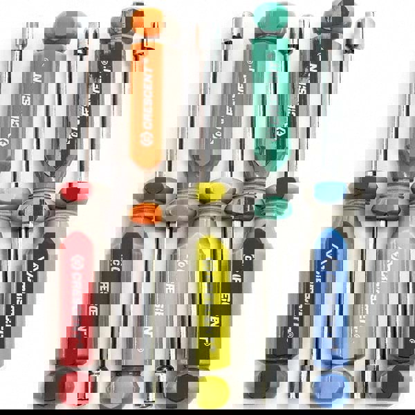 Nut Driver Set: 5 Pc, 6 to 10 mm, Solid Shaft, Ergonomic Handle